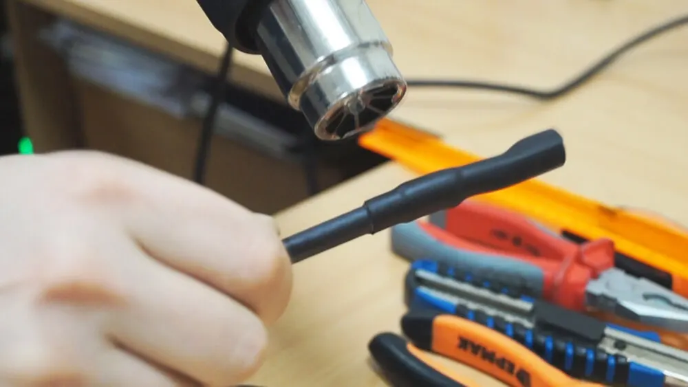 изоляция концевой части нагревательной секции