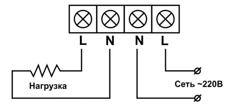 Электрическая схема управления обогрева