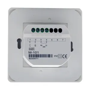 Клеммы терморегулятора Intermo M-101