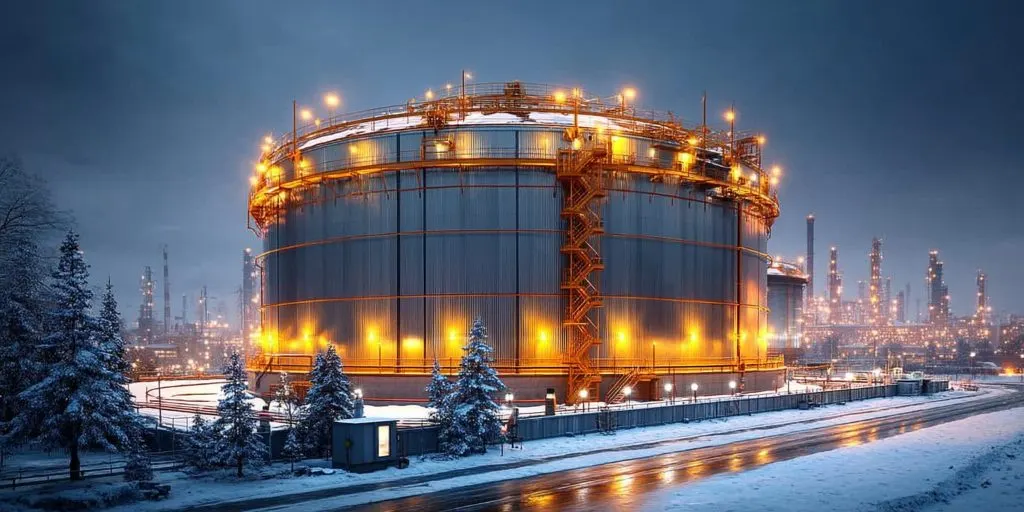 3. Обогрев резервуара или ёмкости
