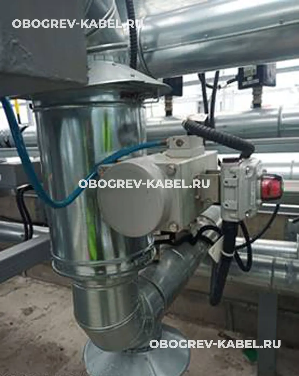 Автоматический клапан в кожухе