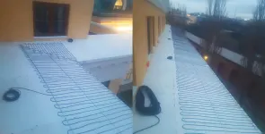 Обогрев карнизов здания Правительства Нижегородского кремля