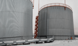 Обогрев двух стальных вертикальных цилиндрических резервуаров 5000 м&sup3;