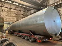 Обогрев горизонтального резервуара РГСН 100 м3 для хранения пожарной воды