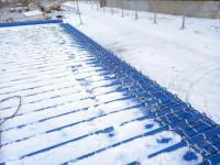 Обогрев края кровли из металлочерепицы