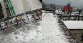 Обогрев кровли и водосточной системы АО &laquo;Кузнецкая ТЭЦ&raquo;