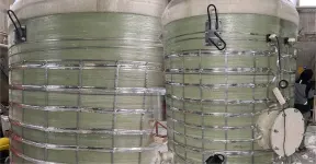 Обогрев наземного вертикального резервуара из стеклопластика