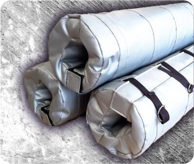 Быстросъемная изоляция для обогрева объектов