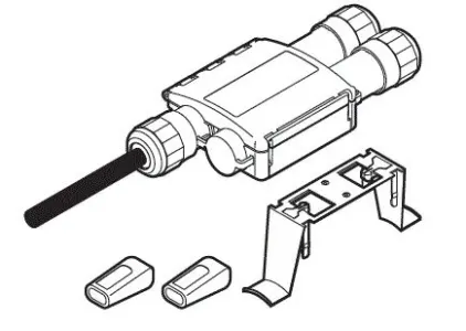 Raychem RayClic-PS-02 716976-000 узел подвода питания для двух греющих кабелей