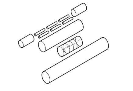 EMK-XS (356667-000) Ремкомплект для сращивания греющего кабеля Inline Splice