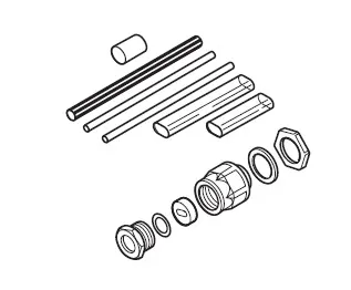 CE 20-01 (734312-000) Подсоединительный комплект с концевой заделкой Connection kit with End seal