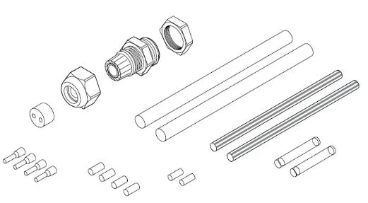 CS-20-2.5-PI-NH (1244-000585) Набор для сращивания греющего кабеля Cable Splice Kit
