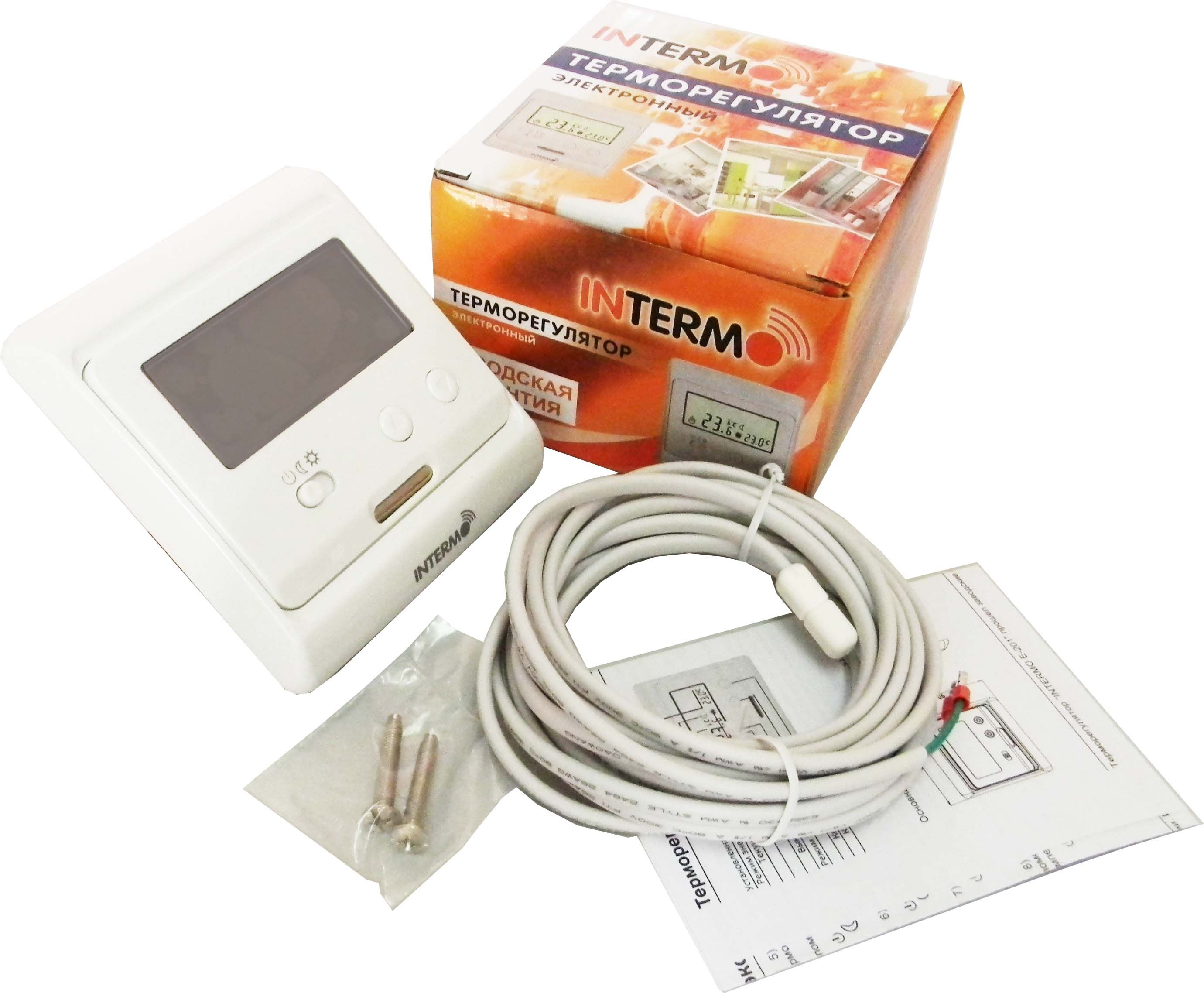 Терморегулятор Intermo E-201 электронный