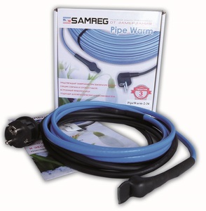 Комплект резистивного греющего кабеля Samreg PipeWarm (2м)