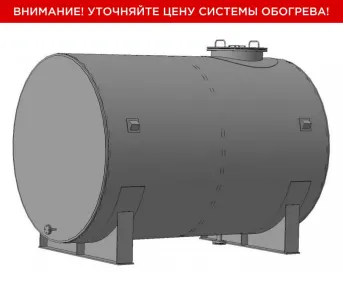 Система обогрева стального резервуара 31 м3