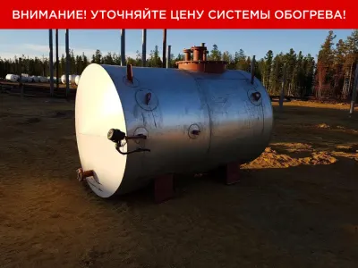 Система обогрева стального резервуара 5 м3 с конденсатом