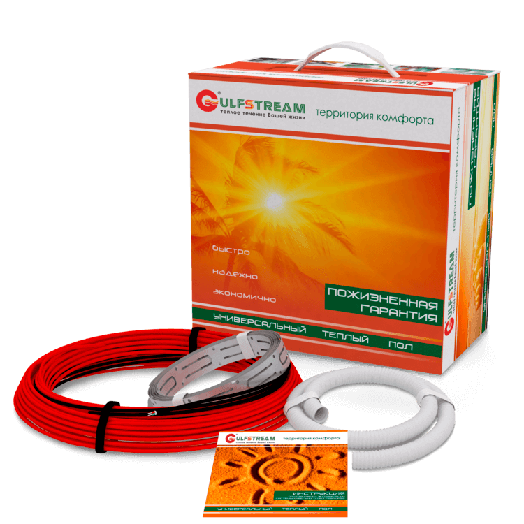 Теплый пол Gulfstream универсальный (1,5 м²-2,7 м², 300 Вт)