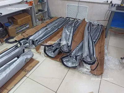 Термочехол с обогревом для труб линии долива