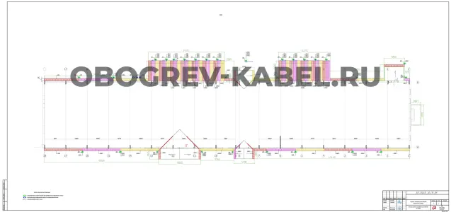 Схема Схема электрического обогрева водосточной системы офисного здания в Московской области 1