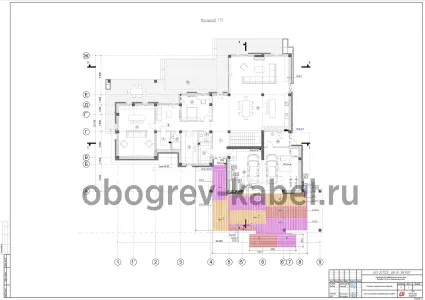 Система электрического обогрева парковки и выезда индивидуального жилого дома
