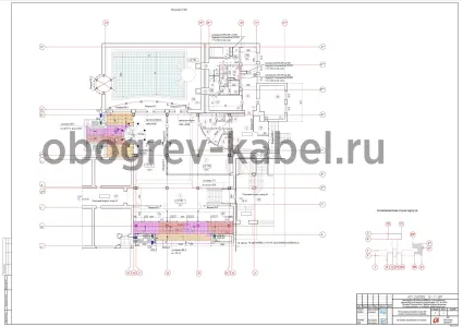 Система электрообогрева лестниц санатория 1